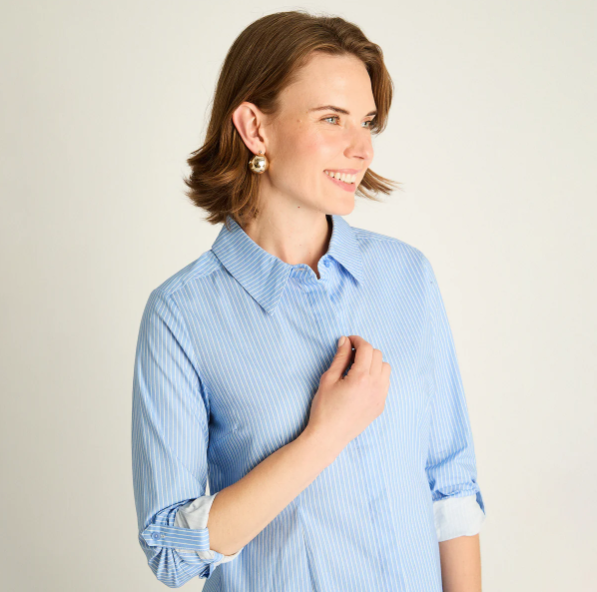 BLUSA CELESTE ALGODON 207534