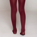 Ballerina Escolar Elasticada Burdeos